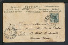 Ansichtskarte Budweis Tschechien Jungrndstil Künstler Junge Frau Blume und Tauben