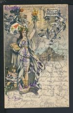 Ansichtskarte Berlin Kaiserliche Post und Telegrafenschule 1904