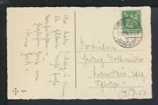 Nikolaus Weihnachtsmann Weihnachten Künstler Ansichtskarte violetter Mantel