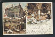 Litho Ansichtskarte Eger Tschechien Ratskeller Berlin 1900 Litho