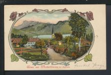 Litho Ansichtskarte Vorderthiersee Kufstein Österreich Innsbruck 1905