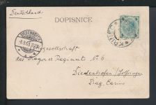 Litho Ansichtskarte Krinec Křinec Böhmen Tschechien Prag 1901