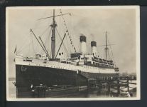 Schiffspost Ansichtskarte Dänemark Kopenhagen Schiffe MS Monte Sarmiento Assen