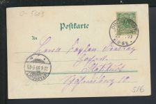 Litho Ansichtskarte Dingelstädt Thüringen Staßfurt Sachsen-Anhalt 1899