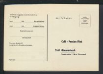 Ansichtskarte Obermaubach NRW Cafe Pension Flink