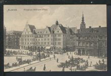 Ansichtskarte Elbing Ostgebiete Polen Westpreußen Friedrich Wilhelm Platz