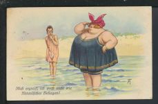 Künstler Ansichtskarte Arthur Thiele Himmlisches Behagen Juist Niedersachsen