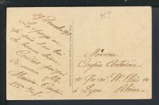 Ansichtskarte Grießheim Hessen Wirtschaft zum Hahlgarten Lyon Frankreich 1918