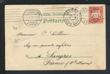 Litho Ansichtskarte Mannheim Baden-Württemberg Langres Frankreich Fahrrad All Heil