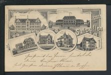 Jugendstil Ansichtskarte Bad Salzuflen NRW Hammelwarden Niedersachsen 1901