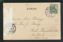 Jugendstil Ansichtskarte Bad Salzuflen NRW Hammelwarden Niedersachsen 1901