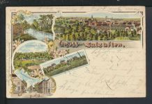 Litho Ansichtskarte Bad Salzuflen Lippe NRW Bergneustadt 1897