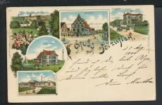 Litho Ansichtskarte Bad Salzuflen Lippe NRW Bad Doberan Mecklenburg-Vorpommern 1900