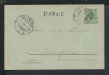 Mondschein Litho Ansichtskarte Bad Salzuflen Lippe Wuppertal Elberfeld 1899