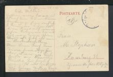 Jugendstil Ansichtskarte Schötmar Lippe NRW Hollenstein Bismarck Turm Hamburg 1916