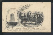 Ansichtskarte Schötmar Lippe Hollenstein Bismarck Turm Bahnpost Zug 581 Laar 1903