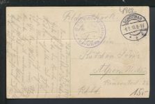 Ansichtskarte Schötmar Lippe NRW Schülerstrasse Feldpost Alpen 1915