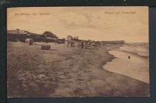 Ansichtskarte Grossmöllen Mielno Strand Ostgebiete Polen Pommern Neuendorf