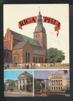 Ansichtskarte Riga Lettland Stuttgart Baden-Württemberg