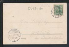 Litho Ansichtskarte Herford NRW Restaurant Waldfrieden Estebrügge Niedersachsen