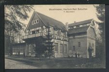 Ansichtskarte Herford NRW Restaurant Waldfrieden Inh. F. Baumann 1914