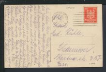 Ansichtskarte Münster NRW Weinstube Kath. Bürgerverein Hannover Niedersachsen