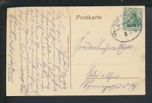 Ansichtskarte Lügde Kr. Lippe NRW St Kilians Kirche Bahnpost Zug 508 Köln 1910