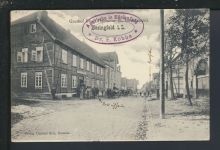 Ansichtskarte Bösingfeld Lippe NRW Gasthof Hannover Apotheke Kobbe Schwerin