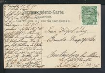Ansichtskarte Kroatien Gravosa Lapad Dubrovnik Gustavsburg Mainz Hessen KuK 1910