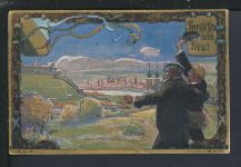 Künstler Ansichtskarte Studentika Markomania Würzburg 1921 Bayern Ratingen NRW
