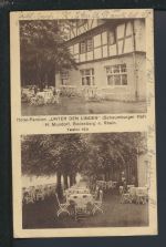 Ansichtskarte Godesberg NRW Hotel Pension Unter den Linden Ratingen 1923