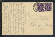 Ansichtskarte Godesberg NRW Hotel Pension Unter den Linden Ratingen 1923
