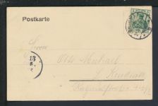 Ansichtskarte Grimma Leipzig Sachsen Realschule Reudnitz 1907