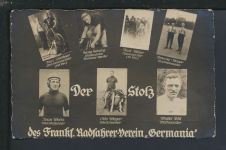 Ansichtskarte Frankfurt Hessen Sport Radfahrverein Germania Der Stolz Stuttgart