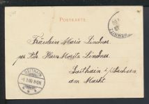 Ansichtskarte Burgstädt Sachsen Amtsgericht Kriegerdenkmal Geithain 1900