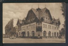 Ansichtskarte Leipzig Oetzsch Sachsen Forsthaus Raschwitz Geithain Auto Oldtimer