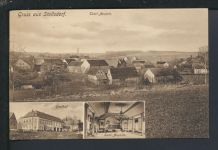 Ansichtskarte Stollsdorf Sachsen Total Ansicht Gasthof Saal Ansicht Leipzig