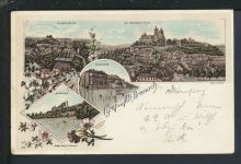 Litho Ansichtskarte Alt Breisach Baden-Württemberg Hagenau Elsass Frankreich