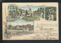 Litho Ansichtskarte Bornim Potsdam Brandenburg Gasthof zum alten Krug