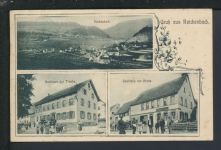Ansichtskarte Reichenbach Baden-Württemberg 2x Gasthaus Saint-Georges-de-Reneins