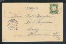 Ansichtskarte Schmausenbuck Nürnberg Bayern Aussichtsturm Mainz Rheinland-Pfalz