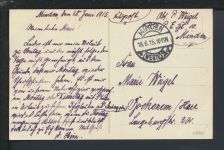 Ansichtskarte Minden NRW Neues Krankenhaus Feldpost Harz 1915