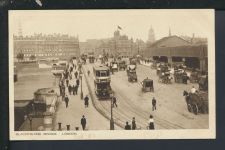 Ansichtskarte London Großbritannien Blackfriars Bridge Auto Oldtimer Busse