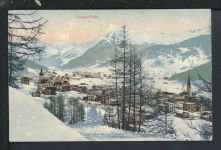 Winter Ansichtskarte Davos Schweiz Baden Aargau 1906