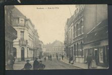 Ansichtskarte Roulers Roeselare Belgien Rue de L´Est Courtrai