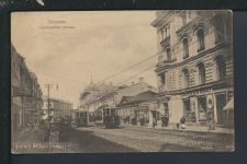 Ansichtskarte Russland Pskow Pleskau Pleskow Strassenbahn 1915
