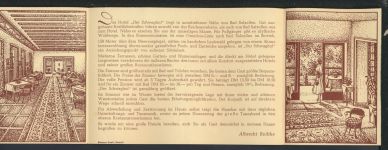 Klapp Ansichtskarte Bad Salzuflen NRW Hotel Der Schwaghof