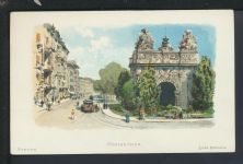 Ansichtskarte Taschenkalender 1899 Stettin Ostgebiete Polen Pommern Königsthor