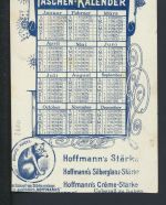 Litho Ansichtskarte Taschenkalender 1899 Bremen Rathaus Reklame Hoffmann