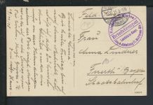 Militaria Ansichtskarte Wilhelmshaven Niedersachsen Hafen Feldpost Fürth Bayern